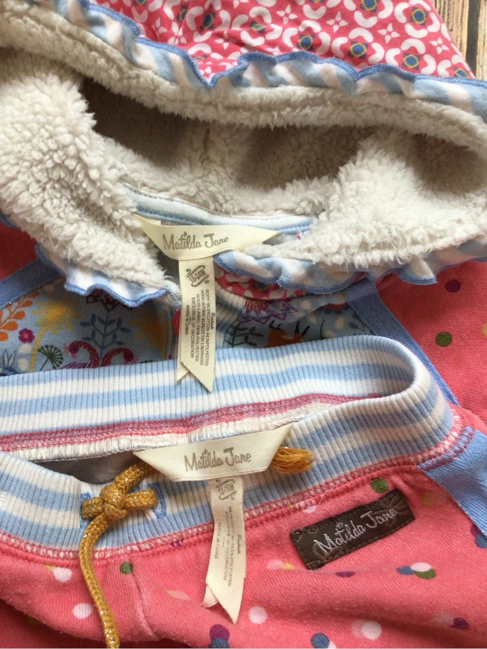 Matilda Jane Hold Me Hoodie & Gliding Along Jogger **READ**
